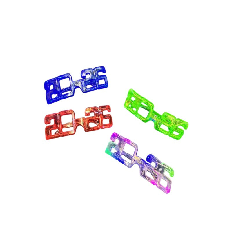 LED Digital 2026 Light-Up Glasses Party Toy For Gatherings